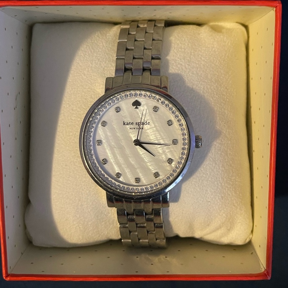 Kate Spade Silver Monterey 38MM Watch